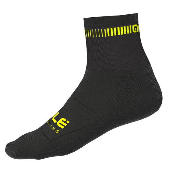 Ale Logo Q-skin socks Black Yellow foto